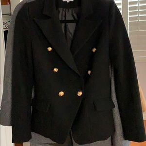 Lioness Black Blazer with Gold buttons